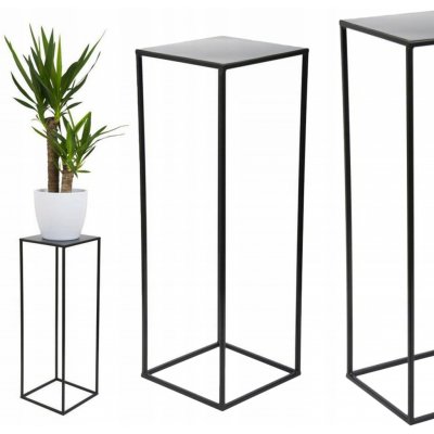 DekorStyle Květinový stojan Charr 70 cm černý – Zboží Dáma