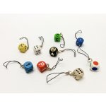 Detoa přívěsek na klíče kostka barevná – Zboží Dáma