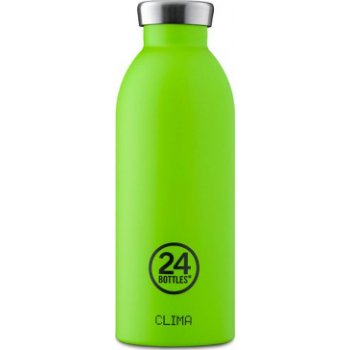 24 Bottles Nerezová termo láhev Clima Lime 500 ml
