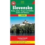 Hrady a zámky SR mapa měkká 1:500 000 – Sleviste.cz