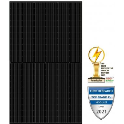 Xtend Solarmi solární panel Amerisolar Mono 480 Wp černý 120 článků N-Type TOPCon – Zbozi.Blesk.cz