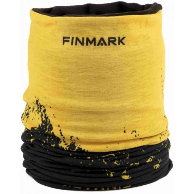 Finmark Children´s multifunctional scarf with fleece Žlutá Černá – Sleviste.cz