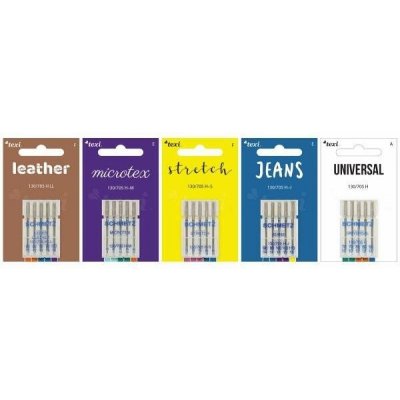 Sada 5 typů jehel, zvýhodněná pro domácí šicí stroje – Zboží Mobilmania