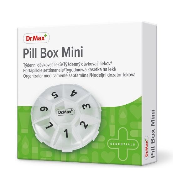 Lékovky Dr.Max Pill Box Mini týdenní dávkovač léků