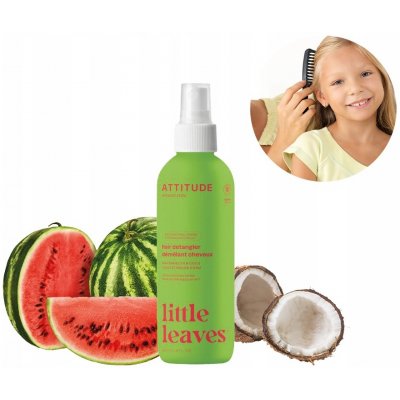 Attitude Little Leaves Sprej pro snadné rozčesávání dětských vlásků s vůní melounu a kokosu 240 ml – Zboží Dáma
