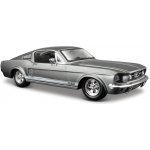 Maisto Ford Mustang GT 1967 custom šedá 1:24 – Sleviste.cz