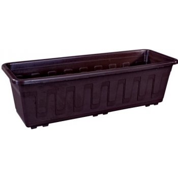 PLASTKON Truhlík Garden 80 cm hnědý