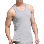 Inkastyl bavlněné pánské tílko klasik šedá – Zboží Dáma