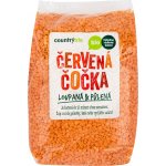 Country Life Čočka červená půlená Bio 1 kg – Sleviste.cz