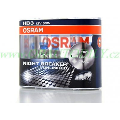 Osram Night Breaker Unlimited 9005NBU-HCB HB3 P20d 12V 60W – Sleviste.cz