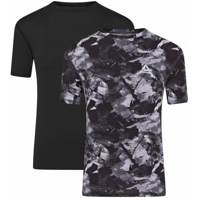 Parkside pánské triko 2 kusy černá/vzorovaná – Zboží Dáma