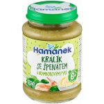 HAMÁNEK Králík se špenátem a bramborovým pyré 190 g – Zboží Mobilmania