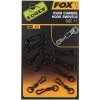 Rybářská karabinka a obratlík Fox Edges Obratlík Kwik Change Hook Swivels vel.10 10ks