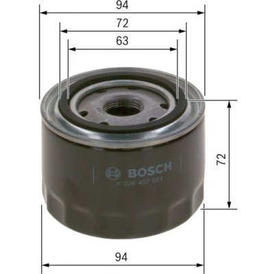 Olejový filtr BOSCH (F026407024)