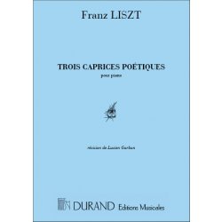 Editions Durand Noty pro piano Trois Caprices Poétiques