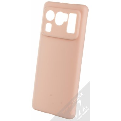 Pouzdro 1Mcz Matt Skinny TPU ochranný silikonové Xiaomi Mi 11 Ultra světle růžové – Zboží Živě