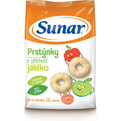 Sunar Snack jablkové prstýnky 50 g