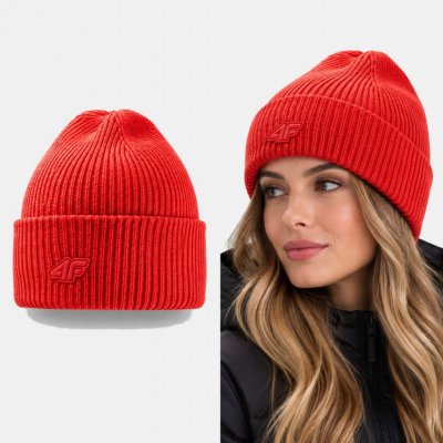 4F čepice beanie červená – Hledejceny.cz