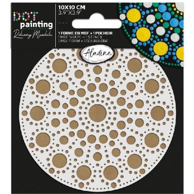 Aladine Sada na tečkování 10 cm Mandala 4 – Zboží Dáma