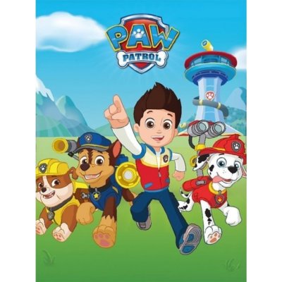 SpinMaster Dětská fleecová deka Tlapková patrola Paw Patrol – Zbozi.Blesk.cz