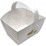 Svatební odnosový košíček s motivem "Srdíčka" 9x6x7 cm – Zboží Mobilmania