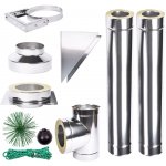 Solid izolovaný komín Plus 1,0 150mm 2m – Sleviste.cz