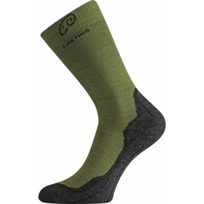 Lasting Trekingové merino ponožky WHI 699 zelená – Zboží Mobilmania