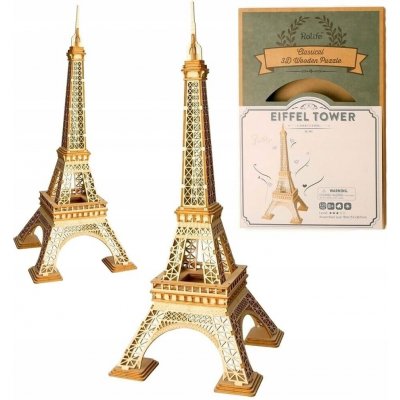 Robotime 3D puzzle Eiffelova věž 121 ks – Zboží Dáma