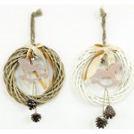 Artium Věnec s koněm proutí 22 x 4 cm tmavá barva – Zboží Mobilmania