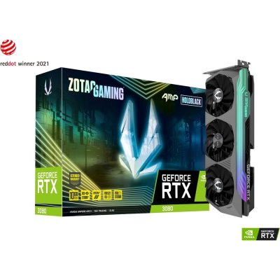 Zotac GeForce RTX 3080 GAMING AMP Holo 10GB GDDR6X ZT-A30800F-10P – Zboží Živě