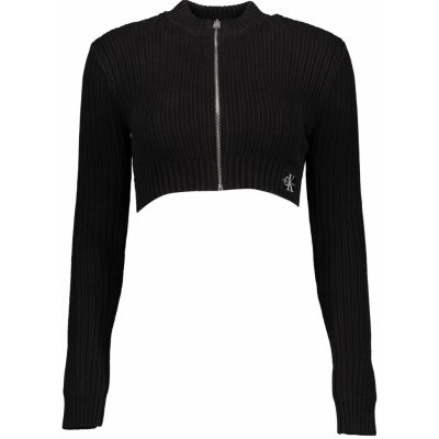 Calvin Klein Jeans Bavlněný kardigan dámský černá – Zboží Mobilmania