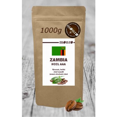 Monro Zambia NCCL AAA 100% Arabika zrnková 1 kg – Hledejceny.cz