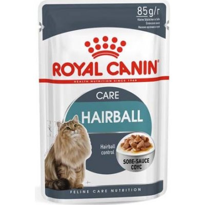 Royal Canin FHN HAIRBALL CARE IN GRAVY ve šťávě na podporu vylučování chomáčů chlupů 85 g – Hledejceny.cz