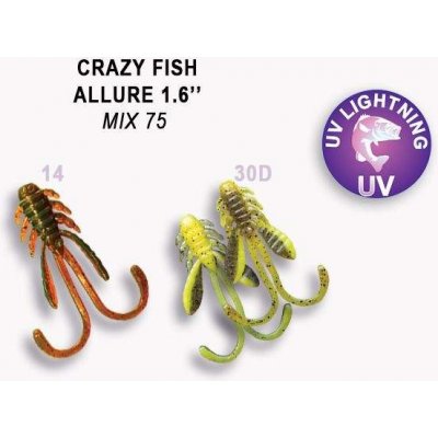 Crazy Fish Allure 4 cm Mix 75 8 ks – Zbozi.Blesk.cz