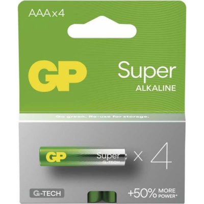 GP Super Alkaline AAA 4ks 03024AETA-B4 – Hledejceny.cz