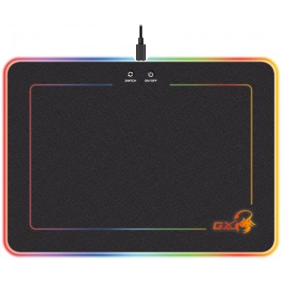 GENIUS GX GAMING podložka pod myš GX-Pad 600H RGB/ 350 x 250 x 5,5 mm/ tvrdá/ USB/ RGB podsvícení – Zbozi.Blesk.cz