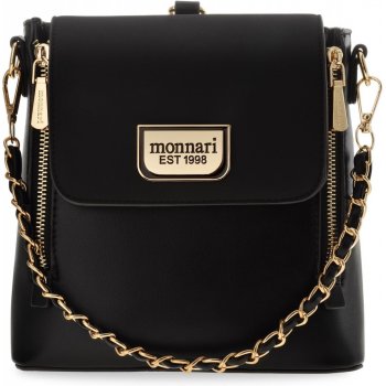 Monnari elegantní dámský batoh městská kabelka 2v1 kabelka poštovní taška a batoh v jednom nubuková semišová černá