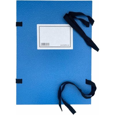 Spisové desky s tkanicí a štítkem HIT Office - A4, modré, 1 ks – Zboží Mobilmania