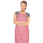 Bellatex Kuchyňská zástěra Berta Kostička červená 67x84cm – Hledejceny.cz