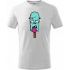 Dětské tričko Zombie zmrzlina tričko dětské bavlněné bílá
