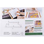 Vyšívací rám nastavitelný 30,5x54,5 cm přírodní sv. 1 ks – Sleviste.cz