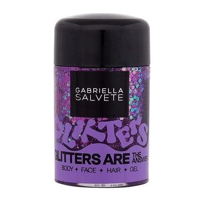 Gabriella Salvete Festival Glitters Are The Answer třpytky v gelu na tělo, obličej a vlasy 10 ml Violet