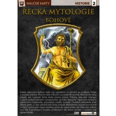 Řecká mytologie Bohové - Naučná karta – Zboží Mobilmania