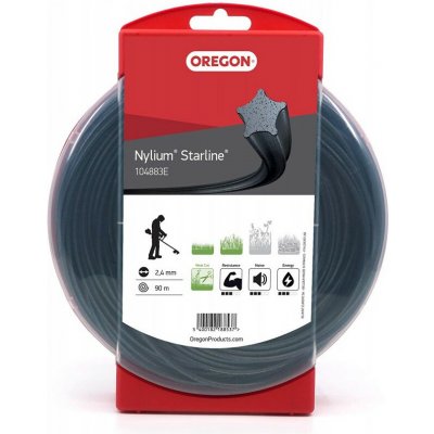 OREGON Žací struna 2,4 mm x 90 m - NYLIUM HVĚZDA (104883E) – Sleviste.cz