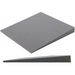 Akustický panel šedý KLIN se zkosením 50x50 cm tloušťka 5 cm – Hledejceny.cz