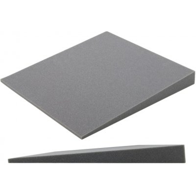 Akustický panel šedý KLIN se zkosením 50x50 cm tloušťka 5 cm – Hledejceny.cz