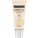 Maybelline Sjednocující make-up s HD pigmenty Affinitone Hydrating Tone-One-Tone Foundation 02 Light Porcelain 30 ml