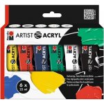Sada akrylových barev ARTIST Acryl MARABU 6x22 ml – Zboží Dáma