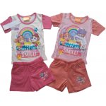 Pohodlný dívčí letní komplet s motivem Tlapková patrola (Paw Patrol), obsahuje tričko a kraťasy oranžová – Zboží Dáma