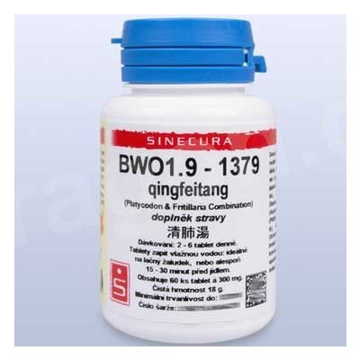 Sinecura BWO1.9 qingfeitang 60 tablet exp.1.9.2020 – Hledejceny.cz